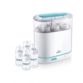 Sterilizator electric cu abur 3 in 1 + accesorii Sterilizator electric cu abur 3 in 1 + accesorii